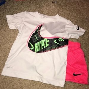Girls Nike Dri Fit Two Piece